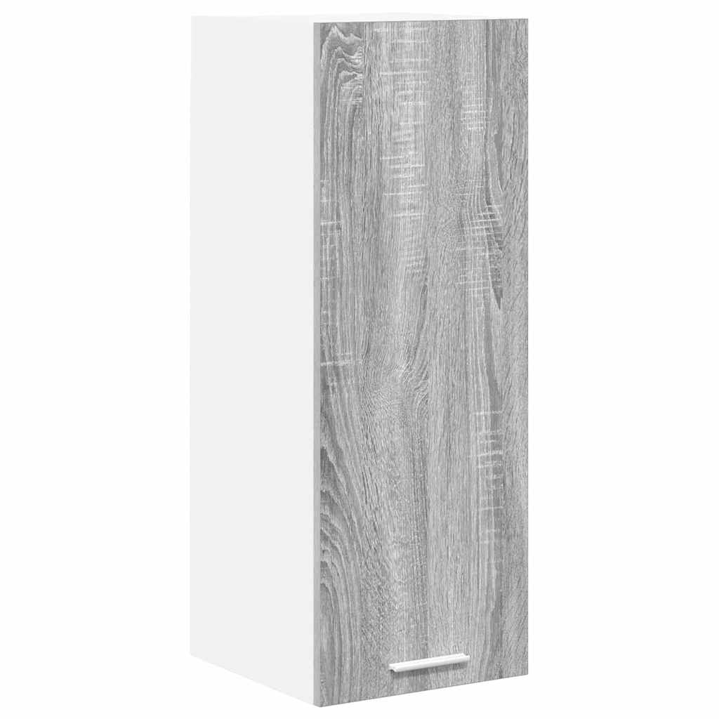 Armadio pensile Grigio Sonoma e Bianco 30 x 31 x 80 cm | homemem39