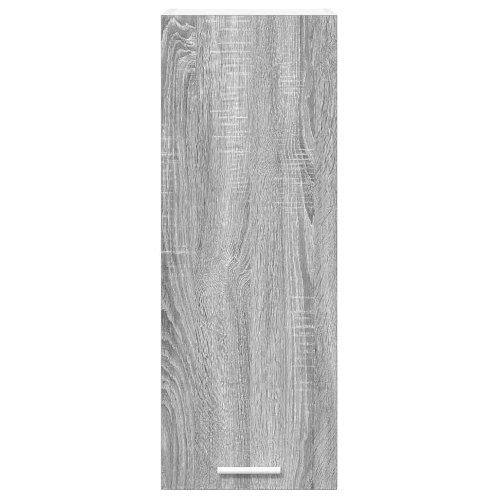 Armadio pensile 2 pcs Grigio Sonoma e Bianco 30 x 31 x 80 cm | homemem39