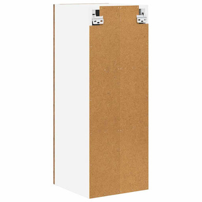Armadio pensile con porta Legno Antico e Bianco 30 x 31 x 80 cm | homemem39