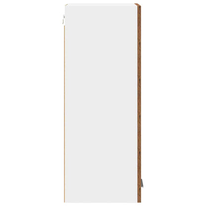 Armadio pensile 2 pcs Legno Antico e Bianco 30 x 31 x 80 cm | homemem39