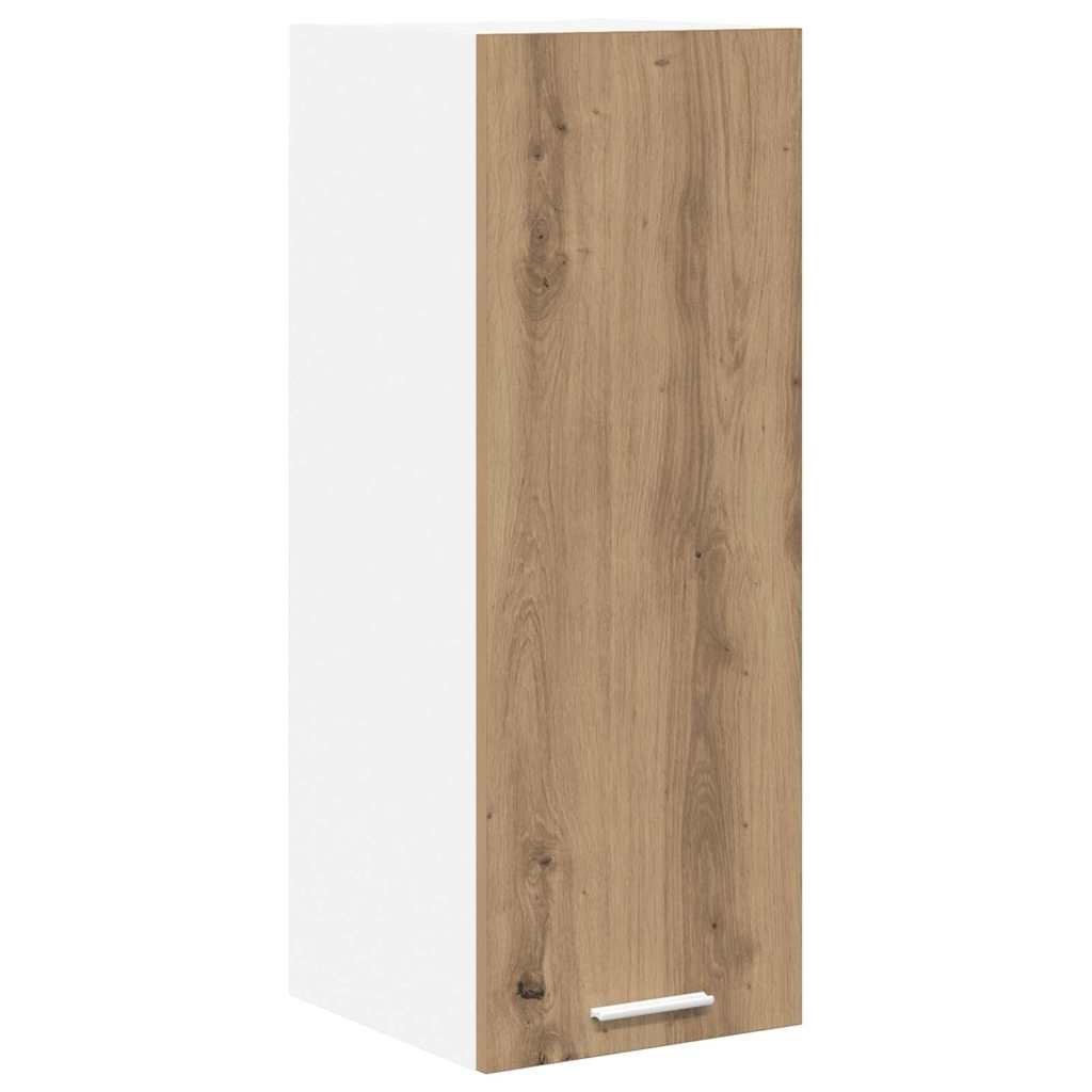 Armadio pensile 2 pcs Rovere Artigiano e Bianco 30 x 31 x 80 cm | homemem39