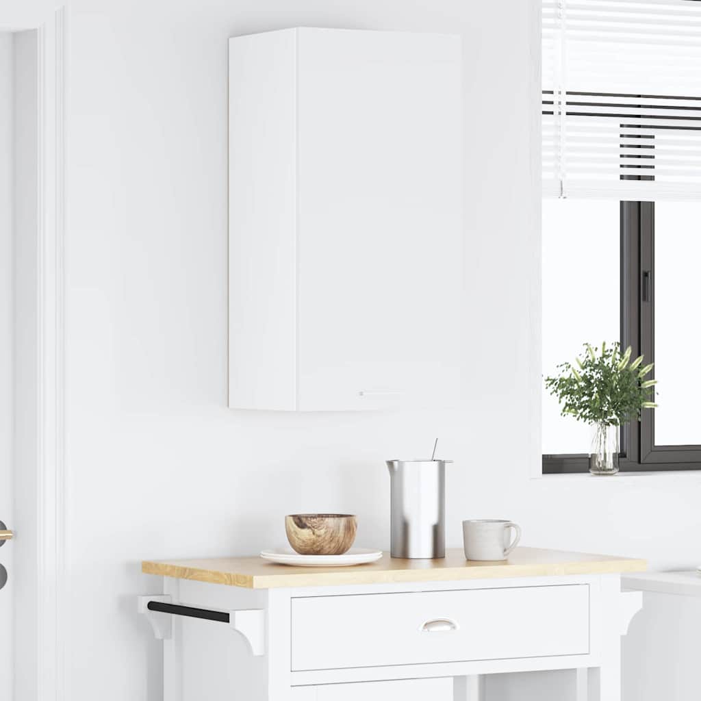Armadio pensile Bianco 40 x 31 x 80 cm Legno multistrato | homemem39
