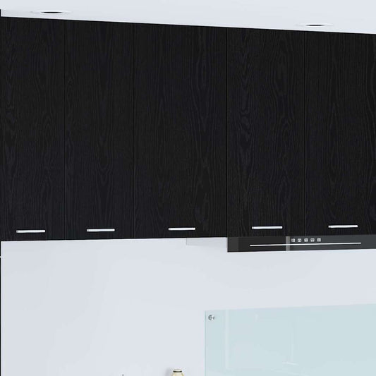 Armadio pensile Riga Rovere Nero e Bianco 40 x 31 x 80 cm | homemem39