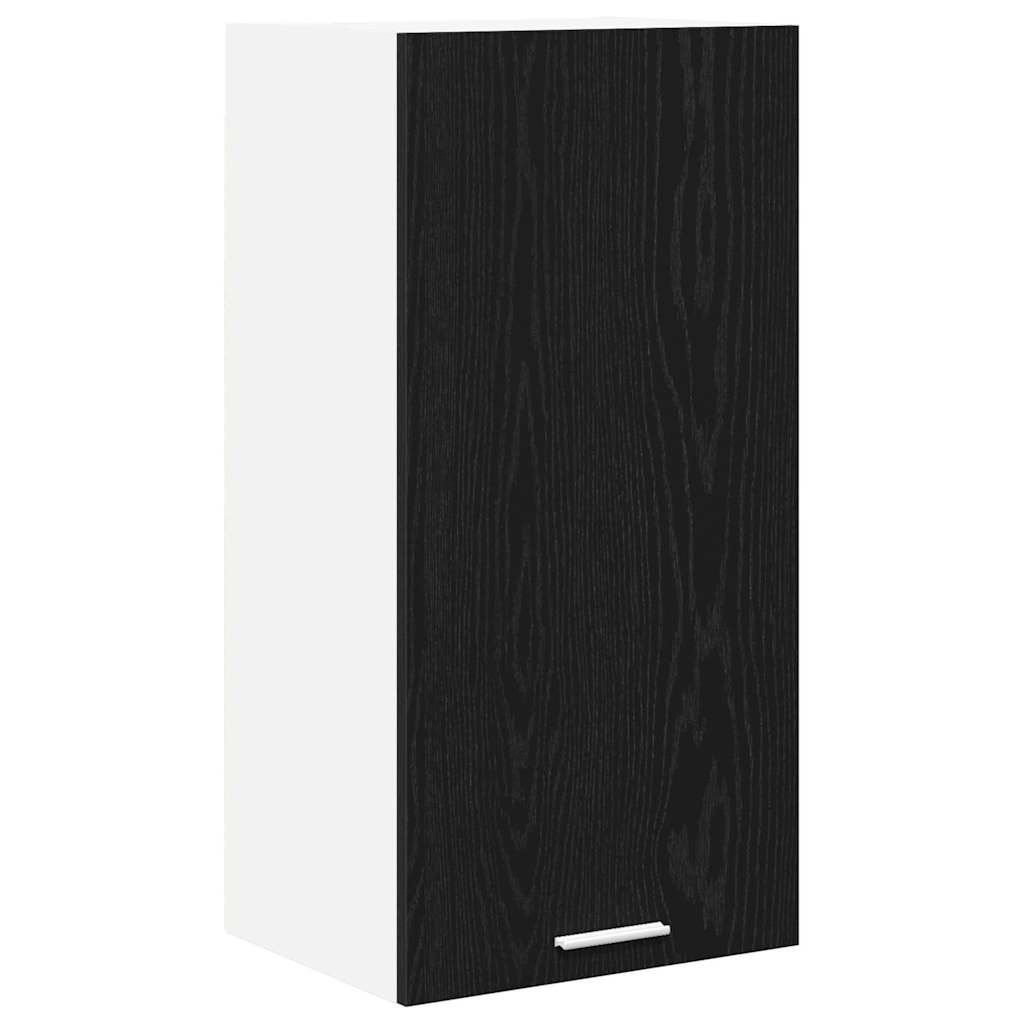 Armadio pensile Riga Rovere Nero e Bianco 40 x 31 x 80 cm | homemem39