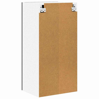 Armadio pensile Riga Rovere Nero e Bianco 40 x 31 x 80 cm | homemem39