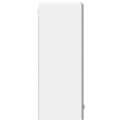 Armadio pensile Grigio Cemento e Bianco 40 x 31 x 80 cm | homemem39