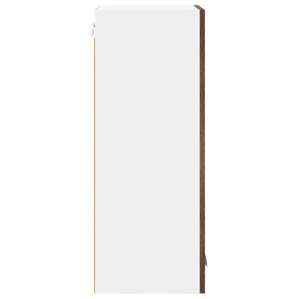 Armadio pensile Rovere Affumicato e Bianco 40 x 31 x 80 cm | homemem39