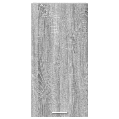 Armadio pensile Grigio Sonoma e Bianco 40 x 31 x 80 cm | homemem39