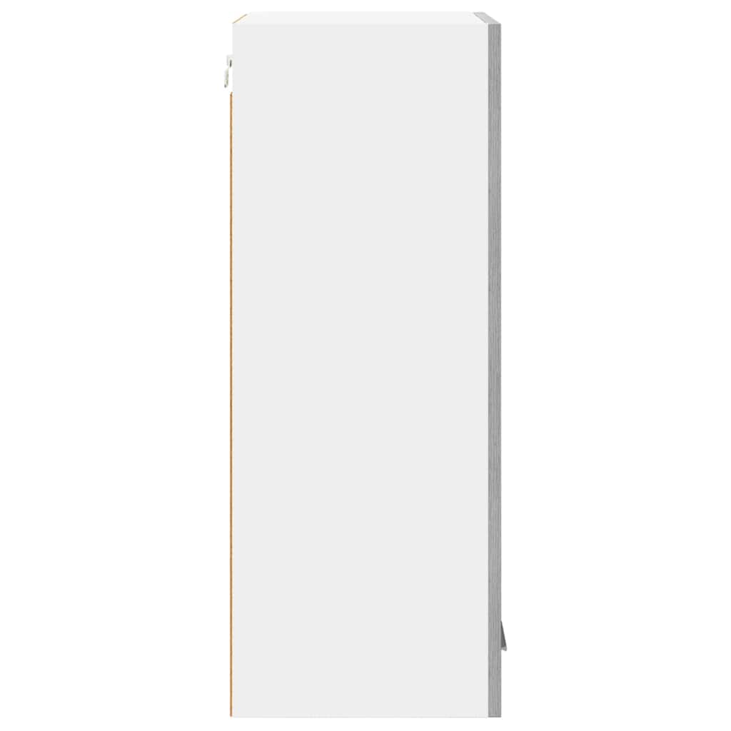 Armadio pensile Grigio Sonoma e Bianco 40 x 31 x 80 cm | homemem39
