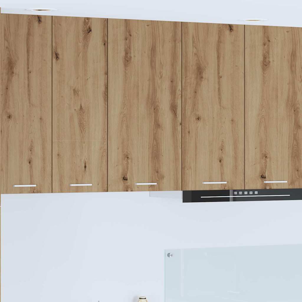 Armadio pensile Rovere Artigiano e Bianco 40 x 31 x 80 cm | homemem39