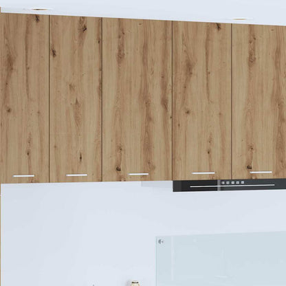 Armadio pensile Rovere Artigiano e Bianco 40 x 31 x 80 cm | homemem39