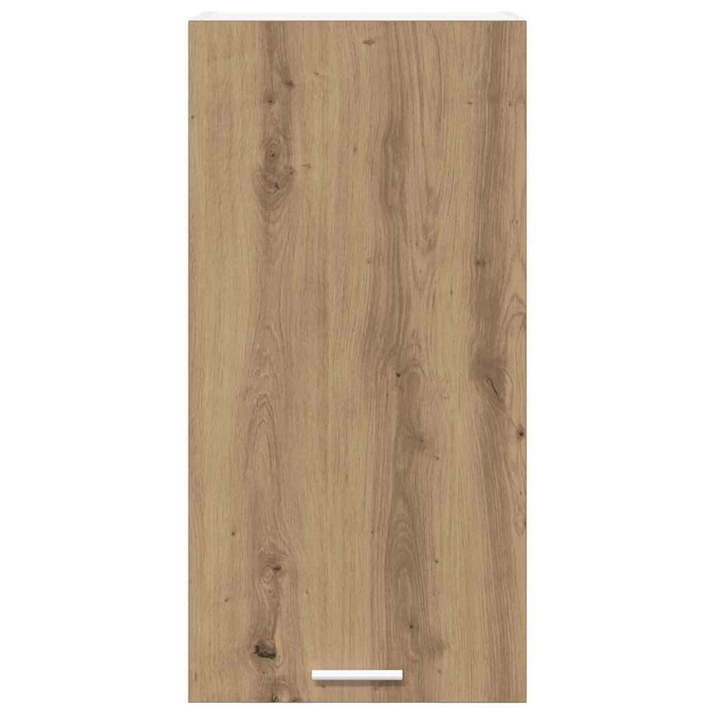 Armadio pensile Rovere Artigiano e Bianco 40 x 31 x 80 cm | homemem39