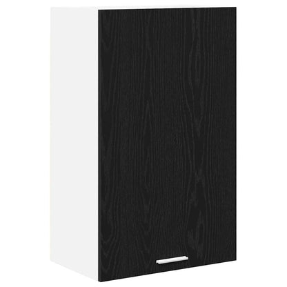 Armadio pensile con porta Rovere Nero e Bianco 50 x 31 x 80 cm | homemem39