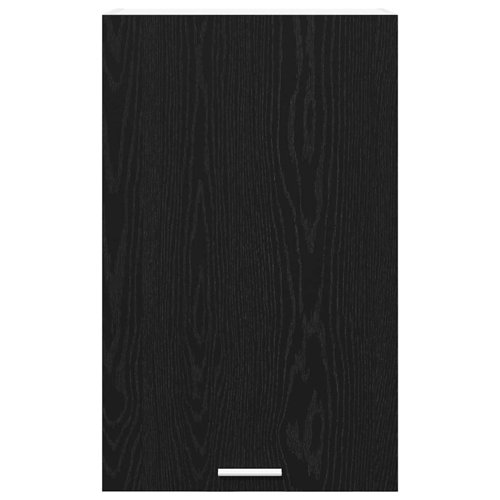 Armadio pensile con porta Rovere Nero e Bianco 50 x 31 x 80 cm | homemem39