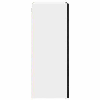 Armadio pensile con porta Rovere Nero e Bianco 50 x 31 x 80 cm | homemem39