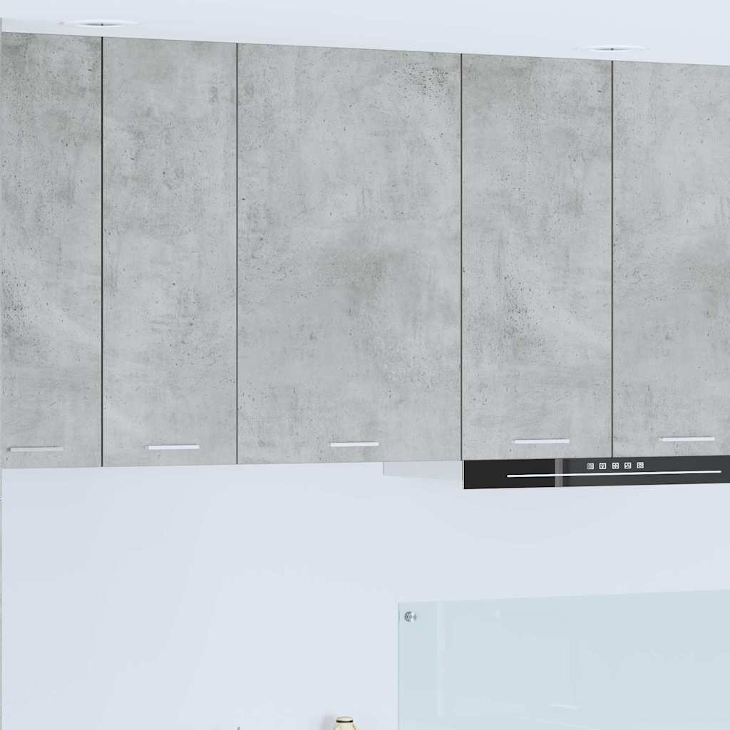 Armadio pensile Grigio Cemento e Bianco 50 x 31 x 80 cm | homemem39