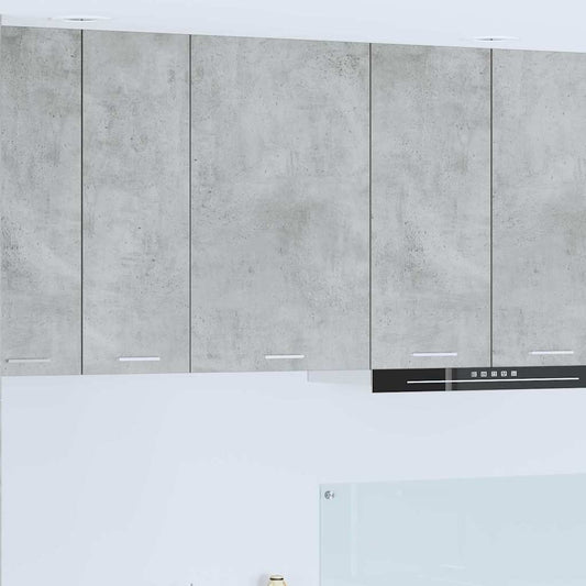 Armadio pensile Grigio Cemento e Bianco 50 x 31 x 80 cm | homemem39