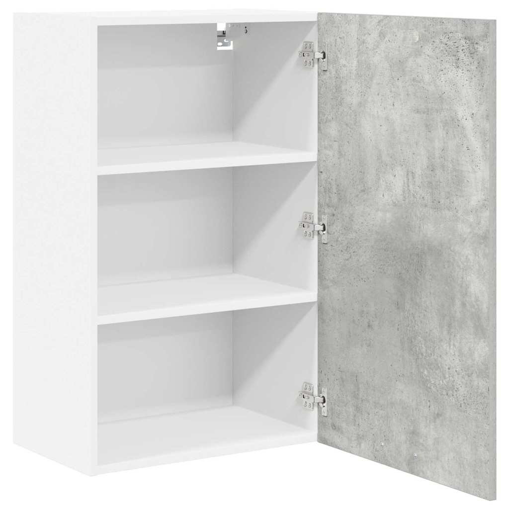 Armadio pensile Grigio Cemento e Bianco 50 x 31 x 80 cm | homemem39