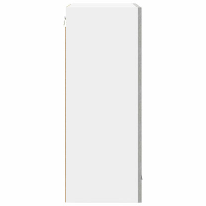 Armadio pensile Grigio Cemento e Bianco 50 x 31 x 80 cm | homemem39