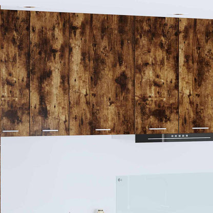Armadio pensile Rovere Affumicato e Bianco 50 x 31 x 80 cm | homemem39
