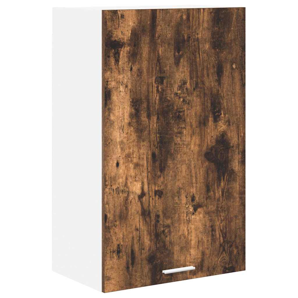 Armadio pensile Rovere Affumicato e Bianco 50 x 31 x 80 cm | homemem39