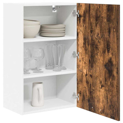 Armadio pensile Rovere Affumicato e Bianco 50 x 31 x 80 cm | homemem39