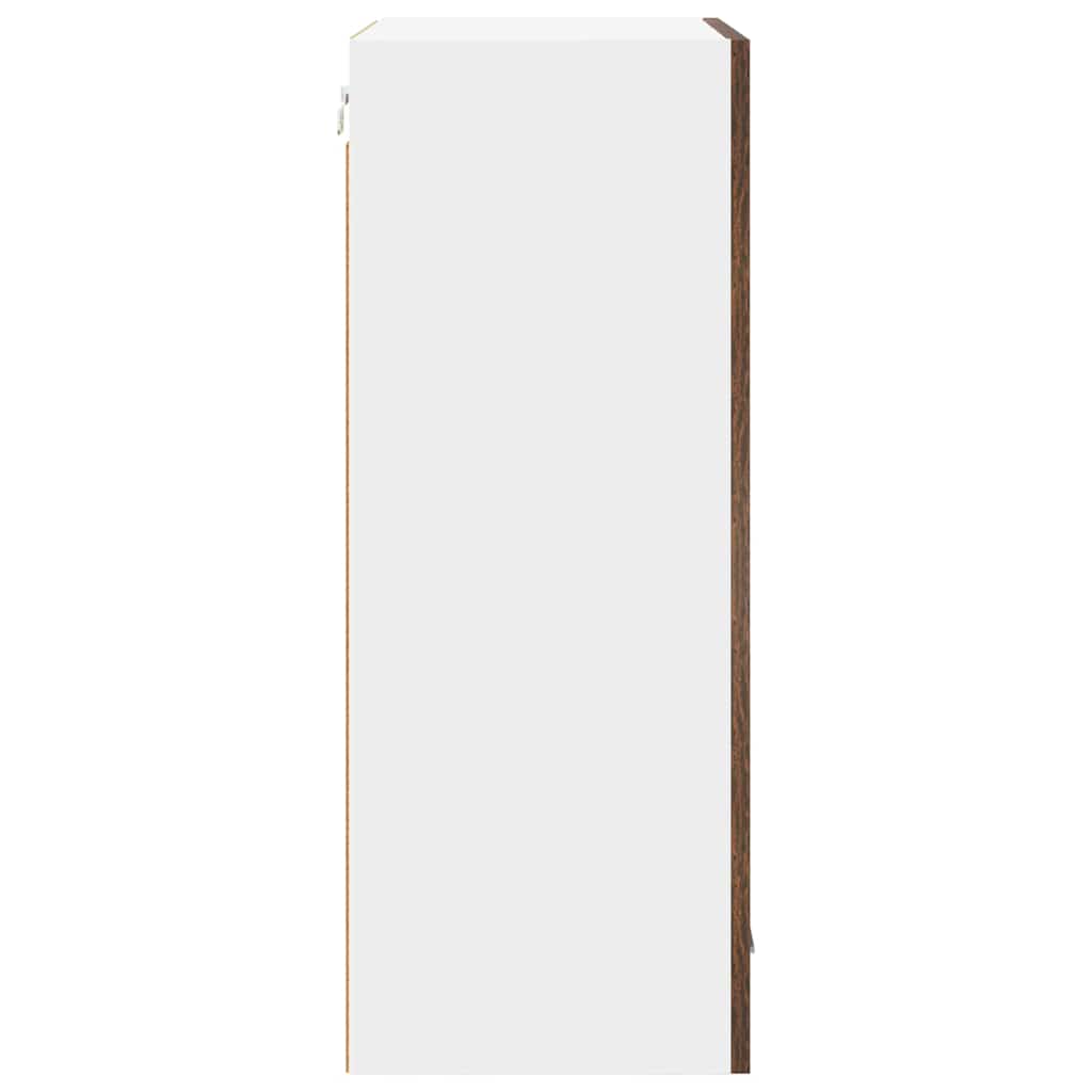 Armadio pensile Rovere Affumicato e Bianco 50 x 31 x 80 cm | homemem39
