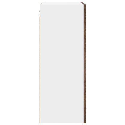 Armadio pensile Rovere Affumicato e Bianco 50 x 31 x 80 cm | homemem39