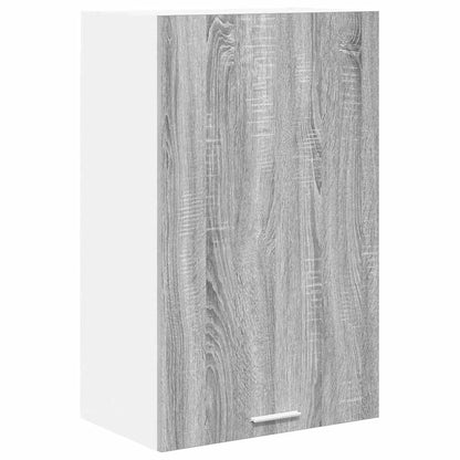 Armadio pensile Grigio Sonoma e Bianco 50 x 31 x 80 cm | homemem39
