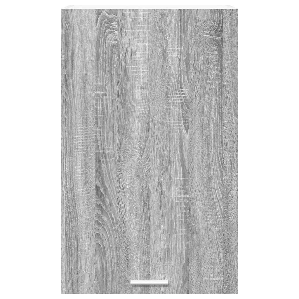 Armadio pensile Grigio Sonoma e Bianco 50 x 31 x 80 cm | homemem39