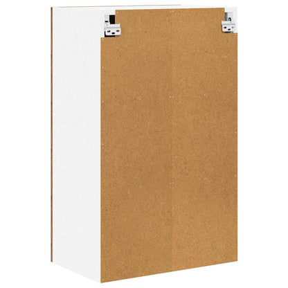 Armadio pensile con porta Legno Antico e Bianco 50 x 31 x 80 cm | homemem39