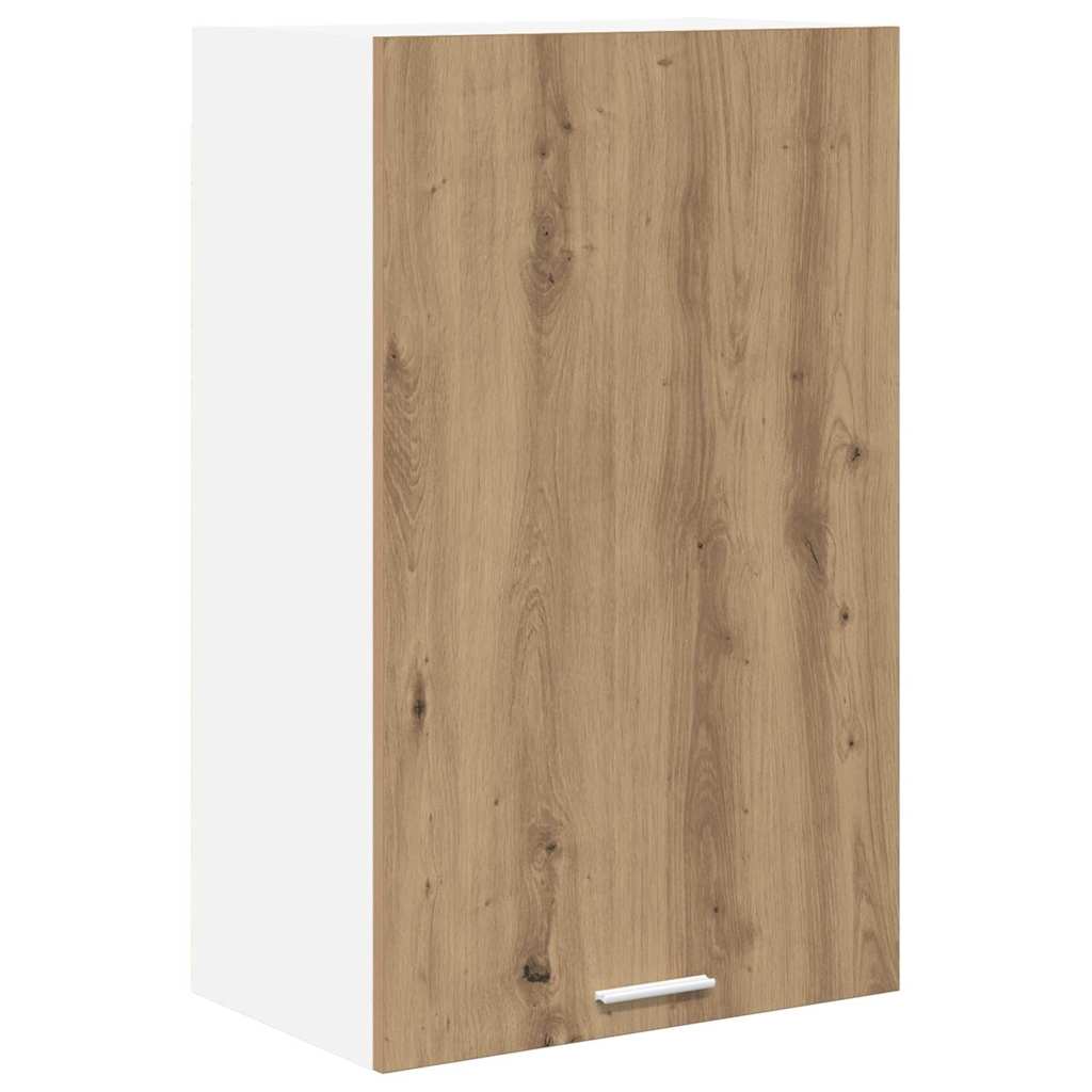 Armadio pensile Rovere Artigiano e Bianco 50 x 31 x 80 cm | homemem39