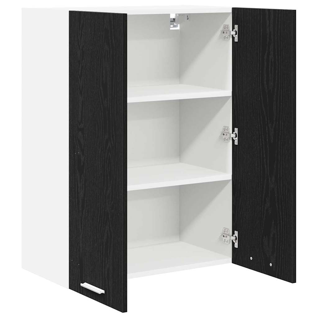 Armadio pensile Rovere Nero 60 x 31 x 80 cm Legno multistrato | homemem39