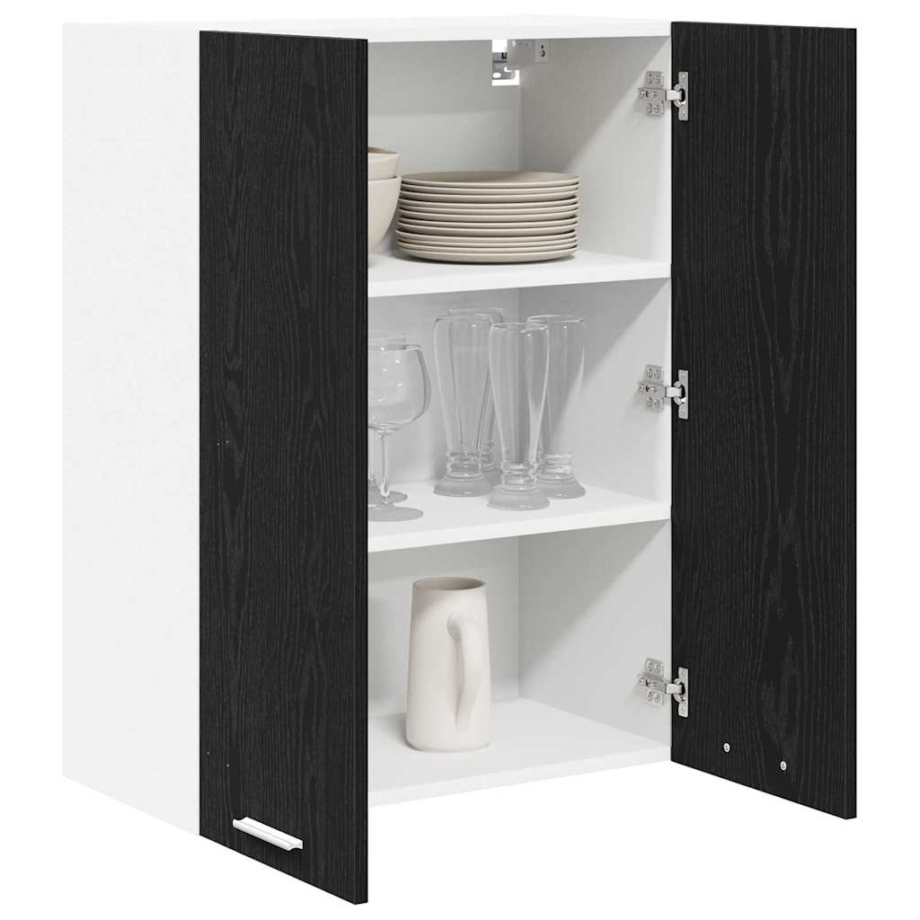Armadio pensile Rovere Nero 60 x 31 x 80 cm Legno multistrato | homemem39