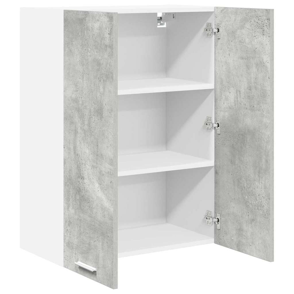 Armadio pensile con porta Grigio cemento 60 x 31 x 80 cm | homemem39