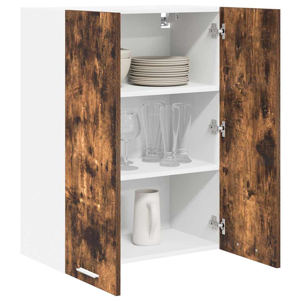 Armadio pensile Rovere fumé 60 x 31 x 80 cm Legno multistrato | homemem39