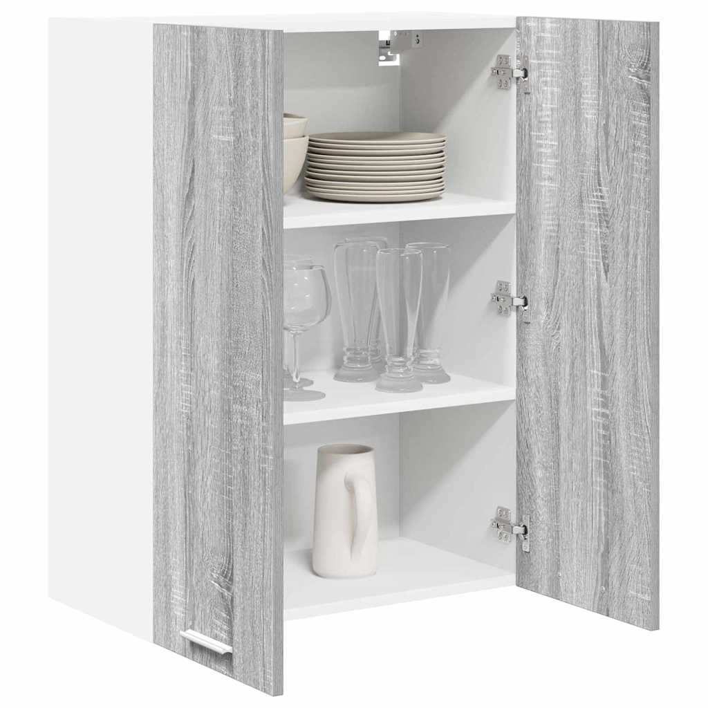 Armadio pensile Grigio Sonoma 60 x 31 x 80 cm Legno multistrato | homemem39