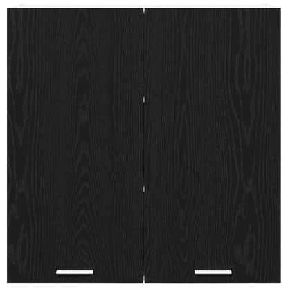 Armadio pensile Rovere Nero 80 x 31 x 80 cm Legno multistrato | homemem39