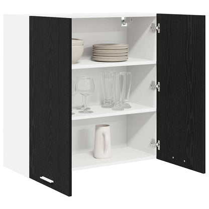 Armadio pensile Rovere Nero 80 x 31 x 80 cm Legno multistrato | homemem39