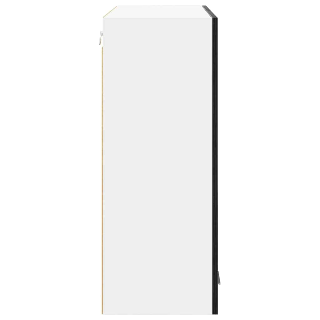 Armadio pensile Rovere Nero 80 x 31 x 80 cm Legno multistrato | homemem39