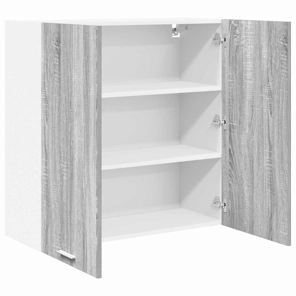 Armadio pensile Grigio Sonoma 80 x 31 x 80 cm Legno multistrato | homemem39