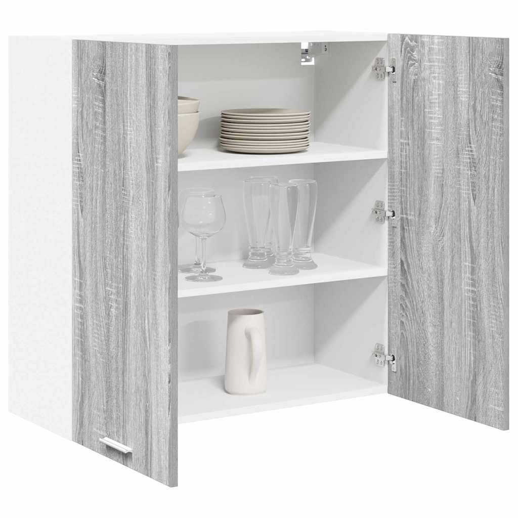 Armadio pensile Grigio Sonoma 80 x 31 x 80 cm Legno multistrato | homemem39