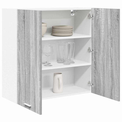 Armadio pensile Grigio Sonoma 80 x 31 x 80 cm Legno multistrato | homemem39