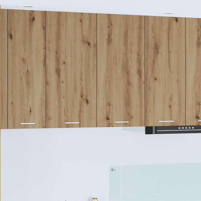 Armadio pensile con porta Rovere artigianale 80 x 31 x 80 cm | homemem39