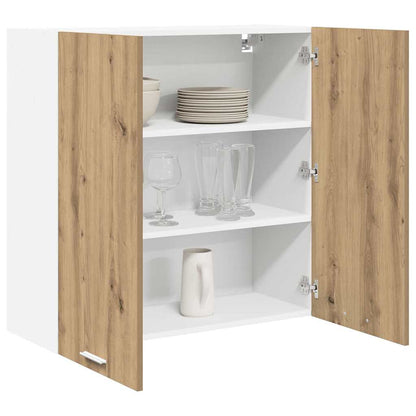 Armadio pensile con porta Rovere artigianale 80 x 31 x 80 cm | homemem39