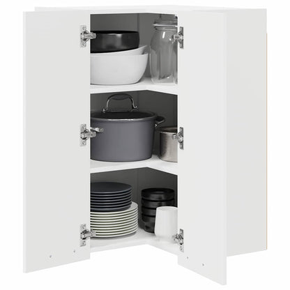 Armadio pensile Bianco 57 x 57 x 80 cm Legno multistrato | homemem39