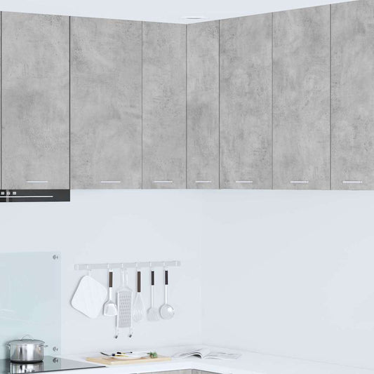 Armadio pensile Grigio Cemento e Bianco 57 x 57 x 80 cm | homemem39