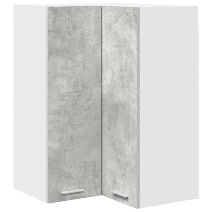 Armadio pensile Grigio Cemento e Bianco 57 x 57 x 80 cm | homemem39