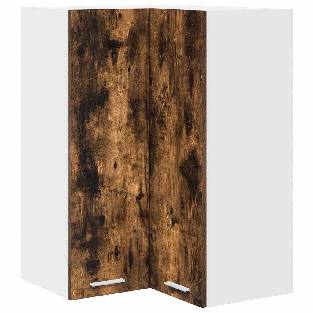 Armadio pensile Rovere Affumicato e Bianco 57 x 57 x 80 cm | homemem39