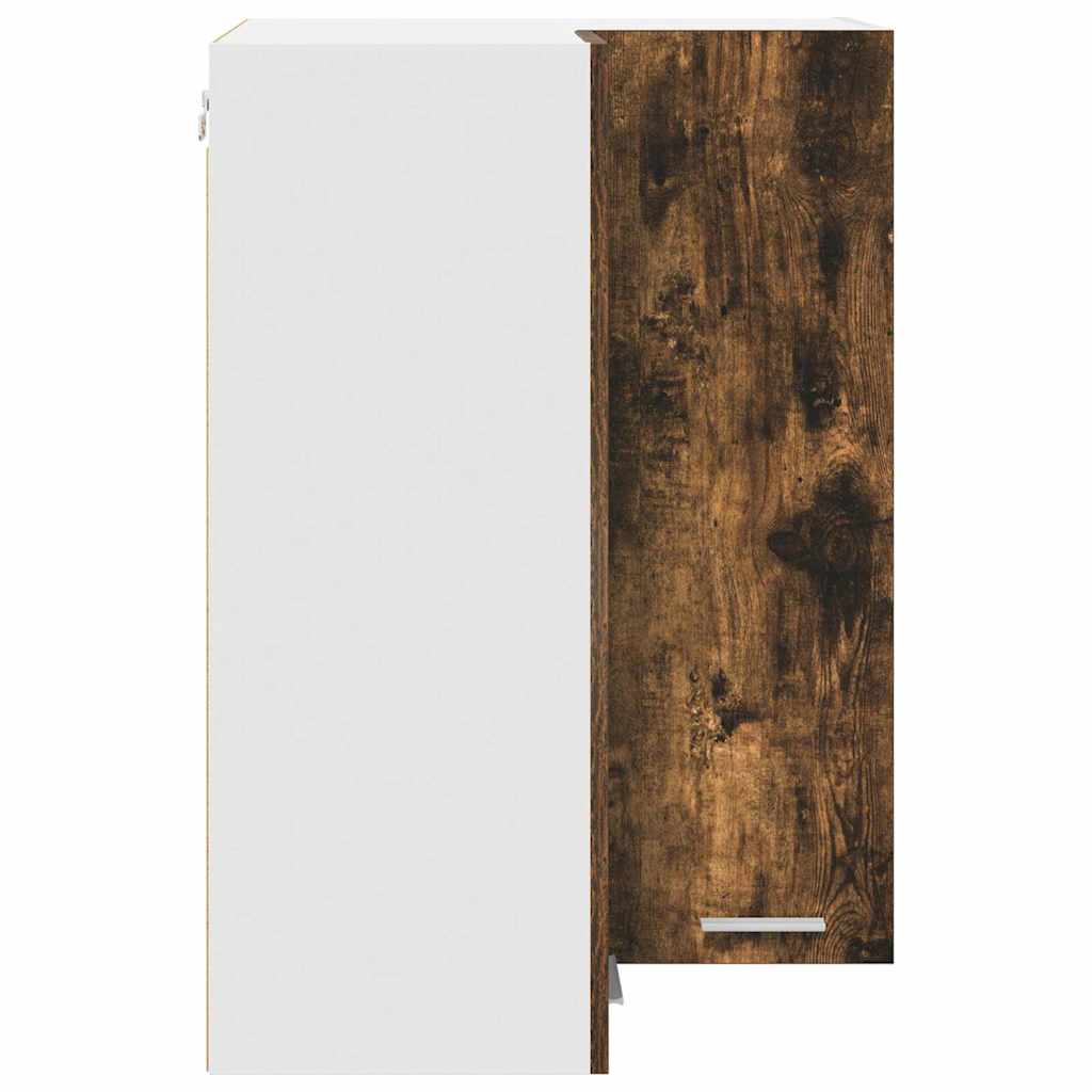 Armadio pensile Rovere Affumicato e Bianco 57 x 57 x 80 cm | homemem39